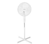 Aigostar Daisy - Ventilador de pie silencioso, 3 velocidades, diámetro 45 cm, 40W. oscilación de 80 grados. Altura regulable, máxima 1,3 m. Diseño exclusivo.
