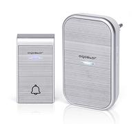 Aigostar Ding AC - Timbre inalámbrico, Timbre de Puerta con Indicadores LED, Resistente al Agua, 36 Melodías, 3 Niveles de Volumen, Timbre para Ancianos, Casa, Oficina (1 Receptor y 1 Transmisor)