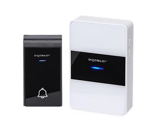 Aigostar Dong DC- Timbre Inalámbrico para Puerta，Exterior IP44 impermeable , timbre inalámbrico a pilas ,de Puerta con Indicadores LED, 36 Melodías， 1 Receptores y 1 Transmisor