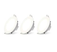 Aigostar Downlight LED Techo Empotrable 4.8W IP65 4000K ø68mm, 3pcs