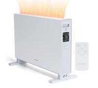 Aigostar Ember - Convector Eléctrico, 2000W, Silencioso, Control Táctil + Mando a Distancia, Calefactor Convector 3 Niveles de Potencia, Modo ECO, Termostato Regulable, 5-50℃, Temporizador 24H
