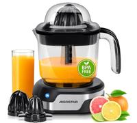 Aigostar Exprimidor de Naranjas Electrico 2 Conos Desmontables 1200ml Juicy