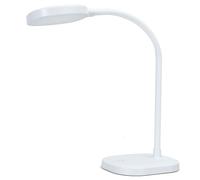 Aigostar Flexo Escritorio, Lampara Escritorio Led con Brazo Flexible, USB-C Cable, Control Táctil, 3 Brillo Modos, Luz Natural 4000K, Blanco, Lampara LED Para Dormitorio, Lectura, Estudio