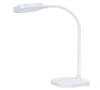 Aigostar Flexo Escritorio, Lampara Escritorio Led con Brazo Flexible, USB-C Cable, Control Táctil, 3 Brillo Modos, Luz Natural 4000K, Blanco, lampara led Para Dormitorio, Lectura, Estudio