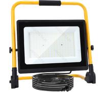 Aigostar Foco de Trabajo LED 200W,18000LM,Foco LED Portátil con Cable de 4M,Enchufes Con Interruptor Estanco,IP65 Impermeable,Soporte plegable,Uso en Interior y Exterior,para Obra, Taller,6500K