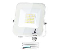 Aigostar Foco LED de Exterior 20W 1800lm Foco Proyector Led, IP65 Impermeable Luz de Seguridad, Blanco frío 6500K Foco LED Para Jardines, Patios, Garajes, Parques, etc.