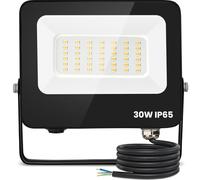 Aigostar Foco Led Exterior 30w 2450 lúmen,Impermeable IP65,Proyector LED Blanco Natural 4000 K para Jardín,Patio,Garaje,Parque