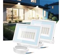 Aigostar Foco LED Exterior 30w,2510LM Foco Proyector LED,IP65 Impermeable Luz de Seguridad,Natural 4000K Luces led exterior, Para Jardín, Patio,Garaje, Paquete de 2