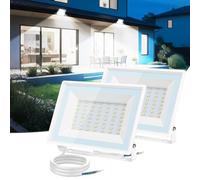 Aigostar Foco LED Exterior 50w,4300LM Foco Proyector LED,IP65 Impermeable Luz de Seguridad,Luz blanca 6500K Luces led exterior,Para Jardín,Patio,Garaje,Paquete de 2