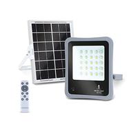 Aigostar - Foco proyector LED solar con mando a distancia,50W,6500K luz blanca. Resistente al agua IP65. Perfectos para exterior jardín, patios, caminos o garajes