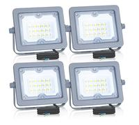 Aigostar Focos Led Exterior 10W Luces LED Exterior 4000K lampara pared exterior 900LM a prueba de agua IP65 para patio, jardín, garajes, 4 piezas