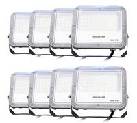 Aigostar Focos LED Exterior: 30W 6500K LED Floodlight Exterior- Luz de Inundación para Exteriores de 2700LM a Prueba de Agua IP65 para Patio, Jardín, Garajes, 8 Piezas