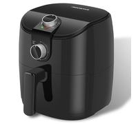AIGOSTAR Freidora de Aire de 4L, Tiempo y Temperatura Ajustables, Rejilla Antiadherente Desmontable, 1500W.
