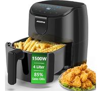 Aigostar Odin - Freidora sin aceite, 4,2L de capacidad, 1400W y pantalla digital LED táctil. Freidora de aire con 8 menús programados y modo manual. Totalmente libre de BPA. Diseño exclusivo.