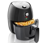 Aigostar Freidora sin aceite eléctrica extraíble 1500 W Freidora de aire caliente sin BPA. Apagado automático Cesta antiadherente Fácil de limpiar.