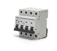 Aigostar Interruptor Automático 4P 20 A Curva C | Disyuntor Magnetotérmico 230 V AC, 4,5 kA, 74,5 × 71 × 81 mm, Color Blanco, Uso Doméstico e Industrial