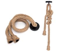 Aigostar Lámpara Colgante DIY Doble Cabeza - Cuerda de Cáñamo E27, 100 cm, Estilo Araña Vintage - Iluminación Retro para Cafeterías, Restaurantes y Bares