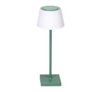 Aigostar Lámpara de Mesa Inalámbrica Recargable USB, Lámpara de Escritorio Táctil Regulable, 3 Modos de Color, Lámpara de Noche IP54 Impermeable para Interior y Exterior, Dormitorio - Verde