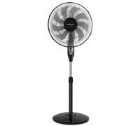 Aigostar Lanikai - Ventilador de pie, 16 pulgadas, 9 aspas, 3 velocidades, negro