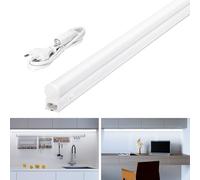 Aigostar Luz Bajo Mueble Cocina con Interruptor 9W 990lm Luz LED Armario, 230V Blanca Fria 6500K, Luces para Vestidor Tira LED Armario 572 * 23 * 34mm