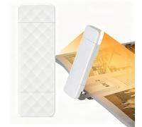 Aigostar Luz Lectura Libros Cama, Luz para Leer Libros en La Cama, Lampara Lectura Recargable USB Luz para Leer, Luz Libro Lectura con 3 Colores & 5 Brillos Regulables, Luz de Lectura con Clip