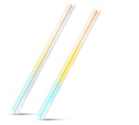 Aigostar Luz LED Cocina con Interruptor 9W Luces Armarios, 3000K/4000K/6500K, 230V Regleta LED Bajo Armarios para Cocina, Vestidor, Armario 572*34*23mm, 2 pcs