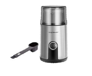 Aigostar Otto Molinillo de café eléctrico, Molinillo de café multifuncional 200W Molinillo de especias Recipiente extraíble con cuchillas de acero inoxidable, Libre de BPA, Incluye Cepillo de Limpieza