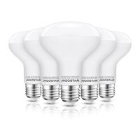 Aigostar - Pack de 5 Bombilla LED E27 12W R80,cálida luz 3000K, 1170 lúmenes, Ángulo 170°, No regulable