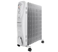 Aigostar Pangpang - Radiador de aceite de 11 elementos, 2300 Watios, dispone de 3 ajustes de potencia y control termostático de temperatura. Diseño exclusivo.