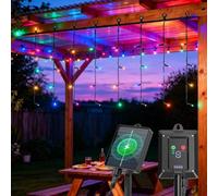 Aigostar PGuirnaldas Solares Exterior 3M+5M*0.4M 100 LED 8 Modos