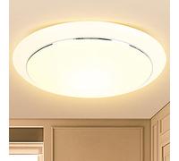 Aigostar Plafón LED de techo diamante 12W,840lm y luz cálida 3000K.lámpara de techo LED,perfecta para salas de estar,dormitorios,cocinas,balcones o pasillos