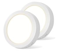 Aigostar Plafón LED Techo 12W 1350LM Lámpara de Techo LED Luz natural 4000K para Cocina Sala de Estar Dormitorio Pasillo 174 * 35Hmm, 2pcs