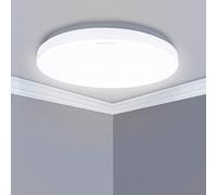 Aigostar Plafón LED Techo 20W Lámpara de Techo Blanco 1400LM Luz blanca fría 6500K Plafones para Techo para Baño Cocina Sala de Estar Dormitorio Pasillo Habitacion Comedor Balcón Ø33cm