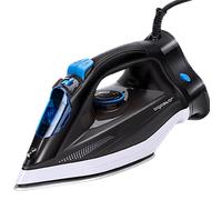 Aigostar Plancha de vapor 2600W, planchas ropa suela cerámica, base desmontable uso sin cable, función limpieza antical, sistema antigoteo, temperatura y vapor ajustables