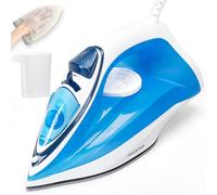 Aigostar Plancha de Vapor para Ropa 2400W - 4 Modos Vapor, Autolimpieza, Antigoteo y Antical, Suela Cerámica, 3 Niveles Temperatura - Ideal para Uso Diario en Hogar, con Guante Térmico