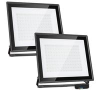 Aigostar Proyector LED exterior 100 W 8700 lm blanco frío 6500 K IP65 impermeable para jardín, patio, garaje