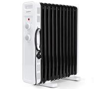 Aigostar Radiador de aceite de 11 elementos. 2300 W, 3 niveles de potencia y termostato ajustable. Protección contra sobrecalentamiento y vuelcos. Ahorro de energía. 20 ㎡ Luke