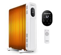 Aigostar Radiador de Aceite Digital 2500W Blanco