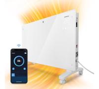 Aigostar Radiador Electrico de Bajo Consumo 3 Modos Conexión Wi-Fi 2000W Blanco