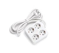 Aigostar - Regleta con 4 enchufes y 1'5 metros