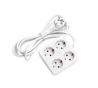 Aigostar - Regleta con 4 enchufes y 3 metros