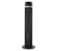 Aigostar Ross - Ventilador de Torre con Mando a Distancia, 103cm, Pantalla LED, 3 velocidades, 3 Modos, Oscilante 60º, Temporizador 7 horas. Ventilador Silencioso 35W. Sin Aspas, Fácil Instalación