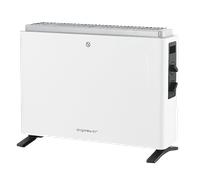 Aigostar Rylee - Calefactor Convector Bajo Consumo, 3 ajustes de potencia y control termostático de temperatura, calentamiento rápido, silencioso, Protección contra Sobrecalentamiento, 2000W, blanco