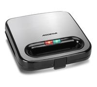 Sandwichera con Revestimiento Cerámico Antiadherente, Indicador LED, Asa de Tacto Frío, Almacenamiento Vertical, 750W, Sin BPA