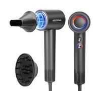 Aigostar Secador de Pelo Profesional 110000 RPM, Iónico con 200M Iones Antifrizz, Secado Rápido, 55dB Silencioso, NTC Control de Temperatura, Difusor para Pelo Rizado y Boquilla Magnética
