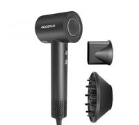 AIGOSTAR Secador Pelo Ionico 1600W, Secado Rápido 110000 RPM Secador de Alta Velocidad, 200 Millones de Iones Negativos, 2 Velocidades, 4 Temperaturas, para Viaje y Casa