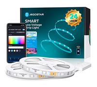 Aigostar Tira LED Alexa 20 M, Luces LED Habitacion Inteligente Compatible con Alexa, Google Assistant, Música DIY, Tira LED RGB para Habitacion, Cocina, Fiesta, Bricolaje, Decoración del Hogar
