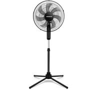 Aigostar Ventilador de Pie con 7 aspas, diámetro 43 cm, Ventilador de pie silencioso oscilante 70°, 3 Velocidades y altura ajustable 108-130cm. Silencioso para dormir, Elsie