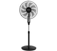Aigostar Ventilador de Pie con 9 Aspas, Silencioso, 3 Velocidades, Oscilante 80º, Altura Ajustable de 105 a 120 cm, Ventilador Portátil, para Estancias de Hasta 35㎡, Base Estable, 60W, Nergo, Lainikai