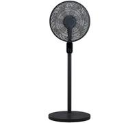 Aigostar Ventilador de Pie Silencioso, Oscilación de 120º, 7 Aspas, Mando a Distancia, Pantalla Táctil, Temporizador 12 h, 3 Velocidades, 3 Modos, Ventilador de Pie y de Sobremesa 2 en 1, 90/125 cm